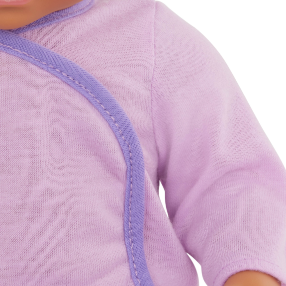 Dupačky pre bábiku fialové s doplnkami LullaBaby