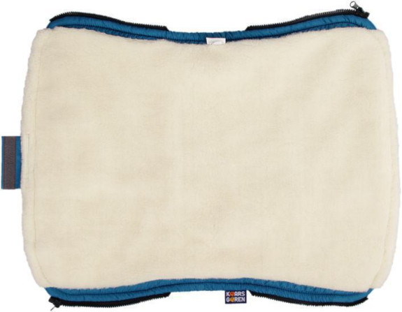 Merino rukávnik na kočík z ovčej/ťavej vlny na zips 30 x 50 cm