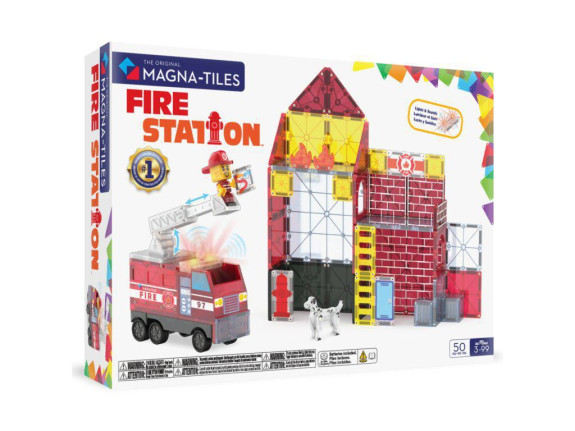 Magnetická stavebnica Fire Station 50 dielov