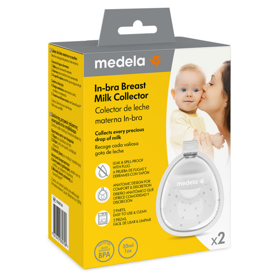 Misky na zber materského mlieka do podprsenky Medela