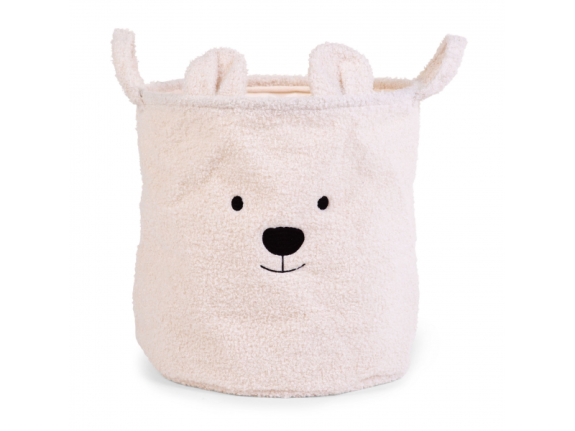 Kôš na hračky Teddy Off White 40 x 40 x 40 cm Childhome