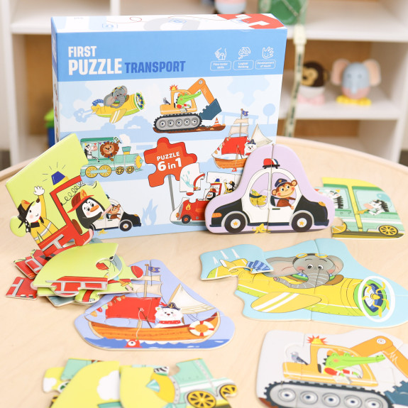 Prvé puzzle Doprava 6v1