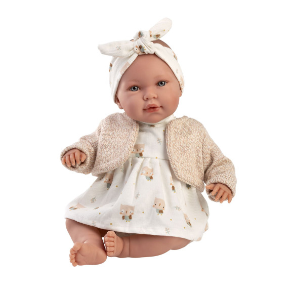 Obleček pre bábiku bábätko New Born veľkosti 40-42 cm s doplnkami Llorens