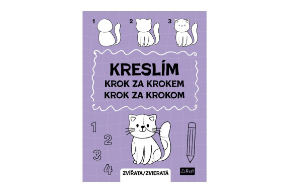 Pracovný zošit Kreslím krok za krokom zvieratá