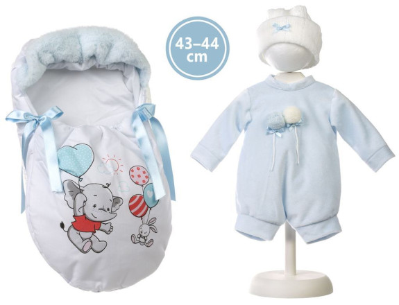 Obleček pre bábiku bábätko new born veľkosti 43-44 cm Llorens