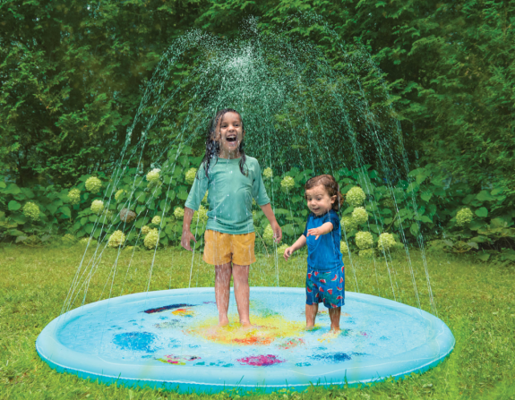 Striekacia hracia podložka Splish 'n' Splash B-Toys