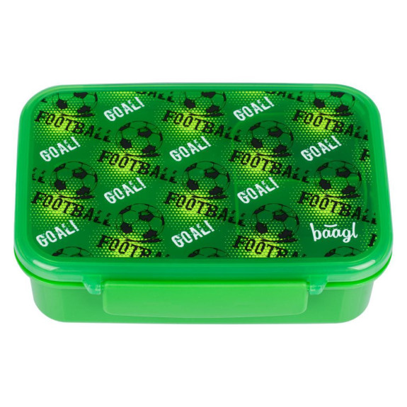Box na desiatu s priehradkami Futbal Baagl