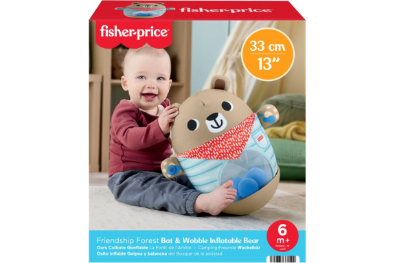 Hojdací medvedík Fisher Price