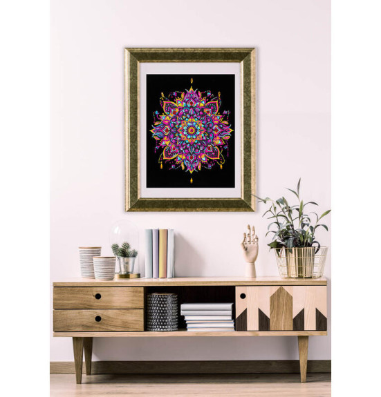 Diamantové maľovanie Neon Mandala Diamond Dotz