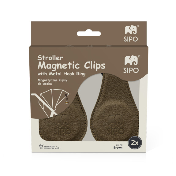 Magnetické klipy na kočík 2 ks Sipo