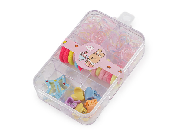 Mini gumičky štipce a pukačky do vlasov