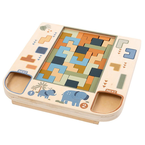 Drevené 3D puzzle Tetris Baby Mix