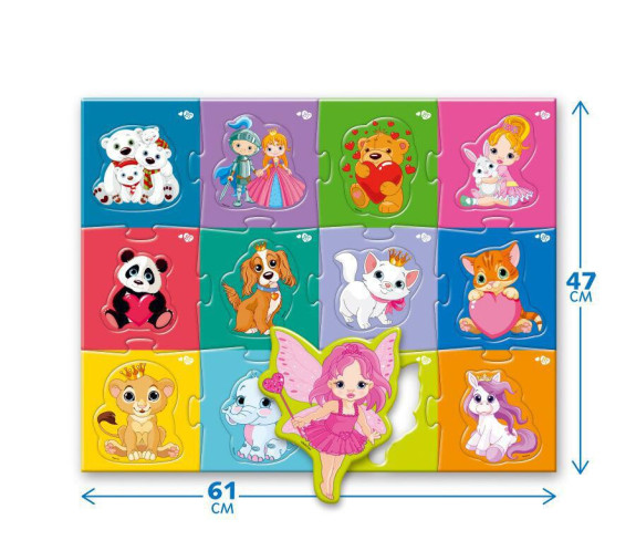 Far Far Land Maxi Puzzle postavičky 24 dielikov