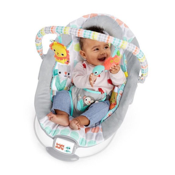 Lehátko vibrujúce s melódiou Whimsical Wild 0 m+ do 9 kg 2019 Bright Starts