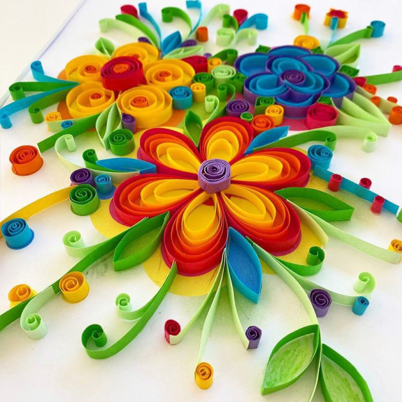 Kvety Sentosphere Quilling Art
