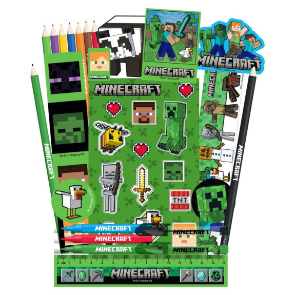 Adventný kalendár V2 papierenský Minecraft