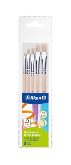 Štetce sada 613F č. 2,6,8,10,12 Pelikan