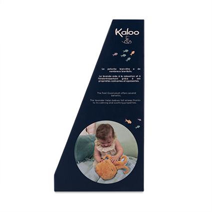 Petit Calme Plyšová chobotnica s levanduľovým vankúšom pre lepší spánok 29 cm Kaloo
