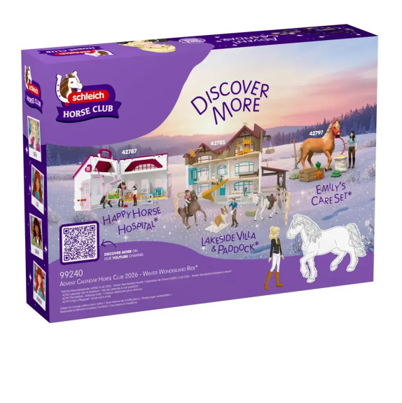 Adventný kalendár Horse Club 2026 - Vychádzka zimnou ríšou divov Schleich