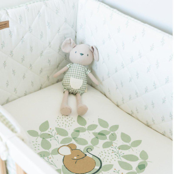 2-dielny bavlnený set do postieľky 0 m+ bonjourbébé