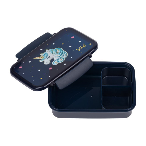 Box na desiatu s priehradkami Unicorn Gold Baagl