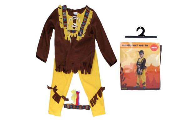 Set karneval - indián Veľ. M 110 – 120 cm