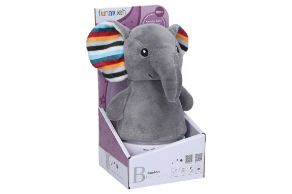 Zaspávací slon Roly Poly s efektmi 16 cm