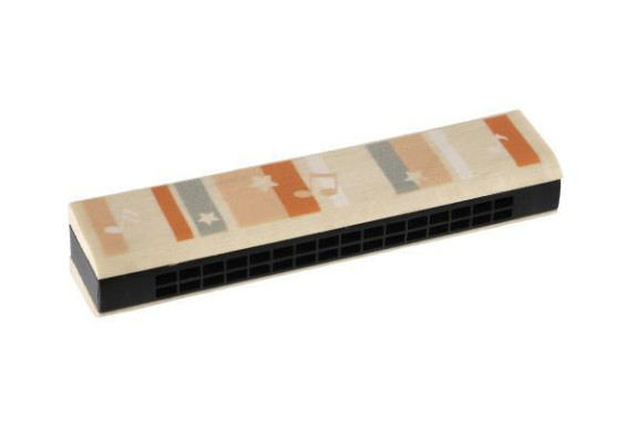 Harmonika drevená 13 cm