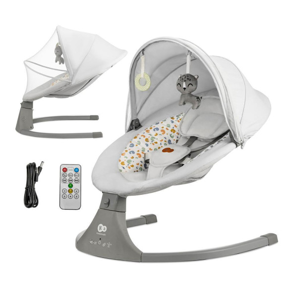 Lehátko hojdacia s melódiou 2 v 1 Lumi, do 9 kg, Premium Kinderkraft
