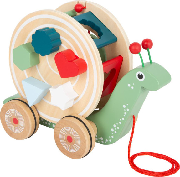 Ťahací motorický slimák s tvarmi small foot