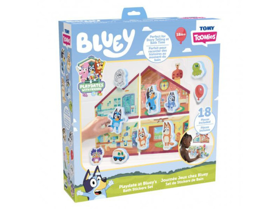 Bluey Domček s vodolepkami Toomies