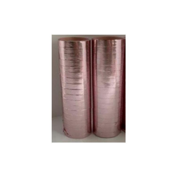 Serpentíny metalické rose gold 2 ks