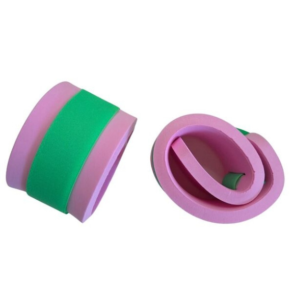 Nadľahčovacie rukávy neón zelený zips 550 x 100 x 15 mm Matuška Dena