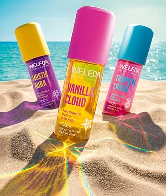 Vanilla Cloud Body & Hair Mist 95 ml Weleda