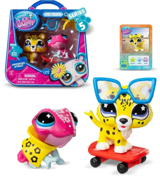 Littlest Pet Shop Figúrky v páre 5. séria