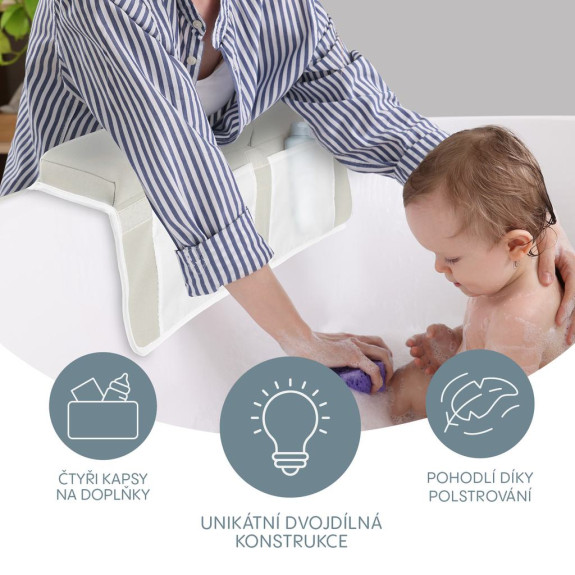 Podložka lakťová na okraj vane Grey Zopa