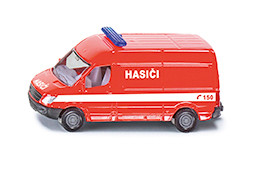 Hasiči dodávka česká verzia Siku
