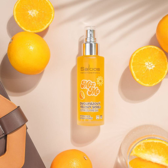 Dvojfázový telový sprej Citrus Fresh 100 ml Saloos