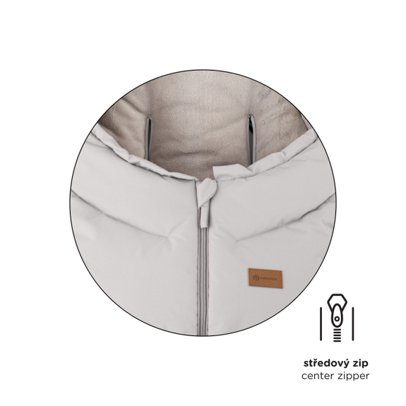 Set zimný fusak Arctic 4 v 1 + rukavice na kočík Furry Petite & Mars