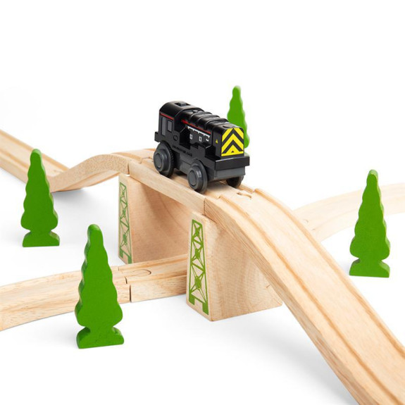 Diesel posúvacia lokomotíva na batérie Bigjigs Rail