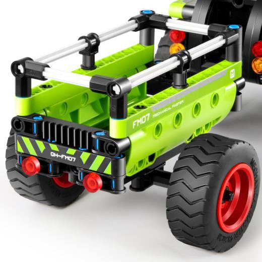 Stavebnica 2 v 1 traktor/traktor s valníkom 346 dielikov iM.Master