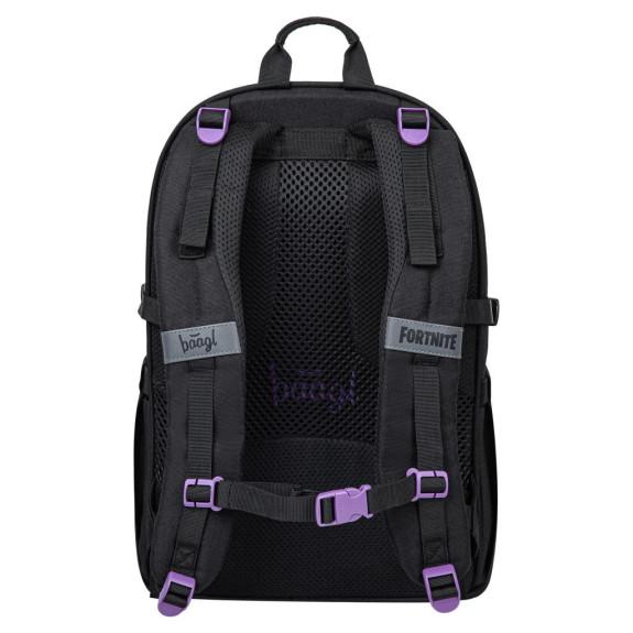 Set 5 Core Fortnite Flama: batoh, vrecko, oblička, obal na notebook, peňaženka GRS Baagl