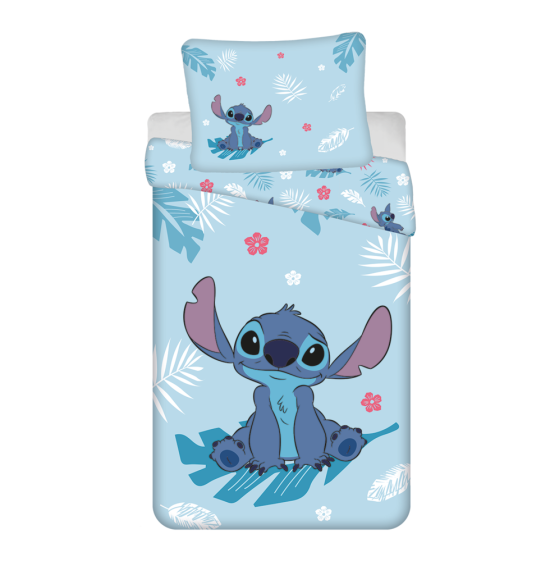 Obliečky Lilo and Stitch "Blue" 140 x 200 cm + 70 x 90 cm Jerry Fabric