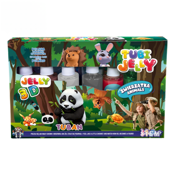 Kreatívny set XL Zvieratká Tubi Jelly