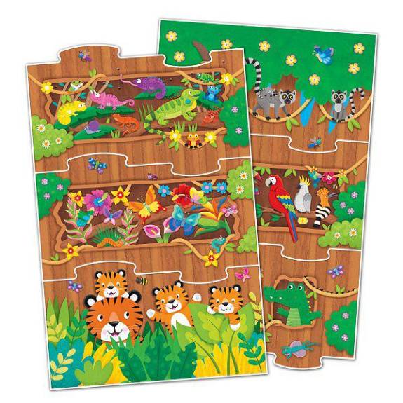 Puzzle veža - Džungľa