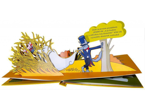 Tri malé prasiatka - MINI POP-UP Meritxell Martí, ilustrácie Xavier Salomó