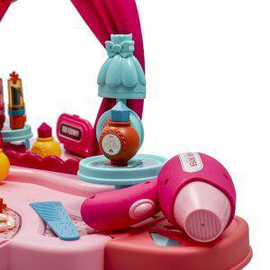 Detský toaletný stolík s hudbou a stoličkou Baby Mix