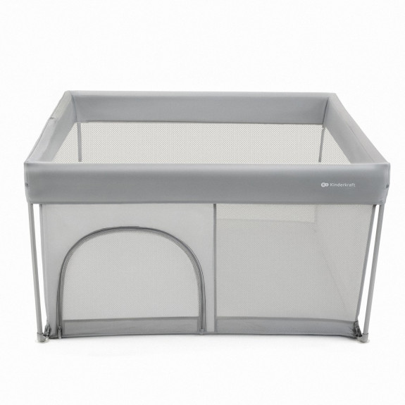 Ohrádka pre deti skladacia Ziki Light Grey Kinderkraft