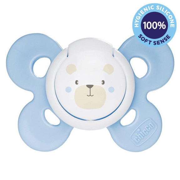 Cumlík Physio Comfort silikónové Chlapec 0-6 mes. 1 ks Chicco
