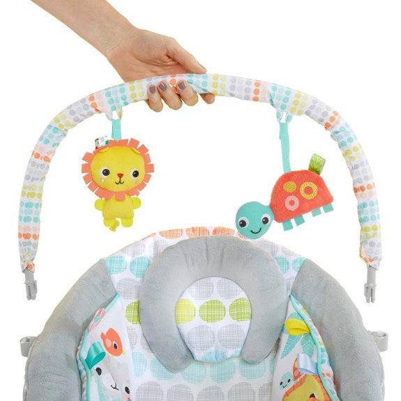Lehátko vibrujúce s melódiou Whimsical Wild 0 m+ do 9 kg 2019 Bright Starts